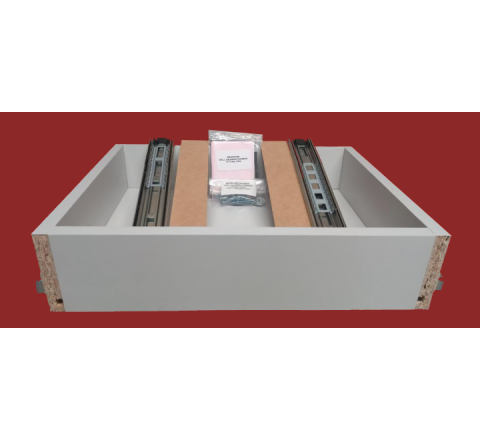 Ball Bearing Runner Bedroom Drawer Box - 250mm D x 150mm H x 300mm W